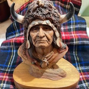 Neil J Rose sculpted " The Flame" First Nations Sculpture. 946/2500.